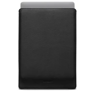 Woolnut - Leather Sleeve - Skórzany pokrowiec na MacBooka, Czarny 16" - Torby na laptopy - miniaturka - grafika 1
