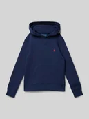 Swetry dla chłopców - Bluza z kapturem i wyhaftowanym logo - miniaturka - grafika 1