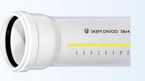 Magnaplast Rura z kielichem dBEM 75mm 0,5m 15120