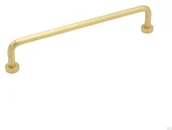 Zawiasy, okucia i inne akcesoria - Uchwyt meblowy podłużny Lounge 160 Mosiężny Szczotkowany - miniaturka - grafika 1