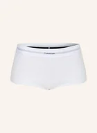 Majtki damskie - Calvin Klein Bokserki Cotton Modal Stretch Rib weiss - miniaturka - grafika 1
