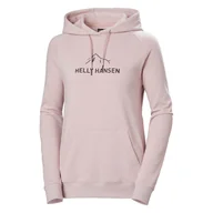 Bluzy damskie - Damska Bluza HELLY HANSEN W F2F ORGANIC COTTON HOOD 2.0 63427_095 – Różowy - miniaturka - grafika 1