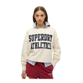 Bluzy damskie - Superdry Athletic Essentials Relaxed Applique Bluza Damska - miniaturka - grafika 1
