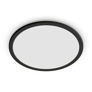 Philips Superslim LED IP44 2 700 K Ø 24,5cm czarna - Lampy sufitowe - miniaturka - grafika 1