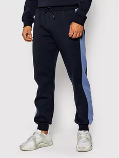 Guess Spodnie dresowe Z2GB05 KA3P1 Granatowy Regular Fit - Spodnie sportowe męskie - miniaturka - grafika 1