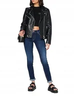 Spodnie damskie - S.OLIVER NIEBIESKIE JEANSY RURKI DAMSKIE DŁUGIE 46/32 JPA - miniaturka - grafika 1