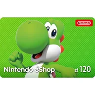 Kody i doładowania cyfrowe - Nintendo eShop 120zł - miniaturka - grafika 1