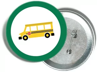 Przypinka samochodziki - autobus szkolny - 1 szt. - Urodziny dla dorosłych - miniaturka - grafika 1