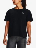 Koszulki sportowe damskie - Koszulka damska Under Armour  Esential Cttn Stretch Tee-BLK L - miniaturka - grafika 1