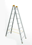 Drabiny - ALVE Aluminiowa drabina dwuczęściowa FORTE, 2x14 szczebli, wysokość 3,9m 558026 - miniaturka - grafika 1