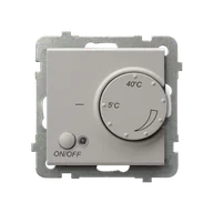 Inne akcesoria elektryczne - Ospel Regulator temperatury podłogowy SONATA - kaszmir - miniaturka - grafika 1