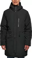 Kurtki męskie - Urban Classics Męska kurtka Light Parka, czarny, S - miniaturka - grafika 1