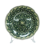 Dekoratorstwo - Ceramiczny talerz deserowy 21,5 cm Ceramika Bolesławiec - miniaturka - grafika 1