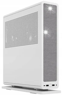Obudowa do komputera Fractal Design Ridge mini ITX Biała - Obudowy komputerowe - miniaturka - grafika 1