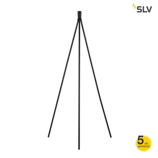 SLV SPOTLINE FENDA E27 lampa stojąca czarna mat bez abażura 155490 - Lampy stojące - miniaturka - grafika 1