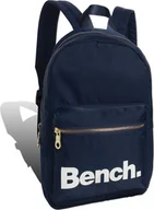 Plecaki - Bench mały plecak miejski nylon granatowy plecak sportowy damski daypack D2ORI304B - miniaturka - grafika 1