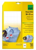 Cenówki - SIGEL LP716 zawieszka towarowa biała, z otworem do powieszenia (A4, 38 x 55 mm) 750 sztuk - miniaturka - grafika 1