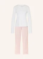 Piżamy damskie - Calvin Klein Piżama Cotton Poplin rosa - miniaturka - grafika 1
