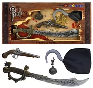 Stroje karnawałowe - GONHER GONHER ZESTAW PIRATA PISTOLET Z MACZETĄ + AKCESORIA 4107 - miniaturka - grafika 1
