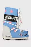Buty dla dziewczynek - Moon Boot śniegowce dziecięce 14028600 MB ICON RETROBIKER kolor niebieski - miniaturka - grafika 1