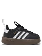 Buty dla dziewczynek - adidas Sneakersy adiform Samba 360 JH5201 Czarny - miniaturka - grafika 1