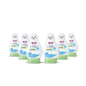 Kosmetyki kąpielowe dla dzieci - HiPP Baby Care - Prysznic szampon dla dzieci w kształcie ślicznej ostrości, oczyszcza z delikatnością ciała i włosów, neutralne pH z ekstraktem z migdałów bio, 6 butelek 200 ml - miniaturka - grafika 1