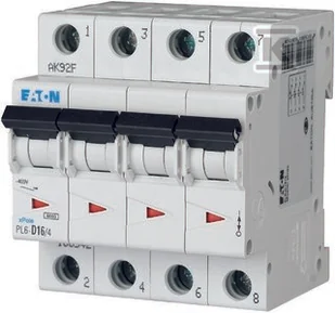 Wyłącznik nadprądowy 6kA PL6-C16/4 - Bezpieczniki elektryczne - miniaturka - grafika 1