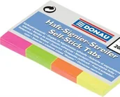 Zakładki indeksujące - Donau Zakładki indeksujące 20x50mm 4 kolory 7576001PL-99 - miniaturka - grafika 1