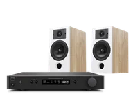 Zestawy stereo - NAD C 338 (czarny) + Diva 3 (dąb) - miniaturka - grafika 1