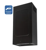 Okapy kuchenne - Akpo WK-12 ELLIPSE CZARNY MAT - miniaturka - grafika 1