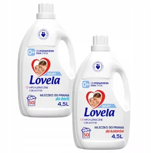 Lovela Baby Mleczko Do Prania Mix 4,5L X2 (100 Pr) - Środki do prania - miniaturka - grafika 1