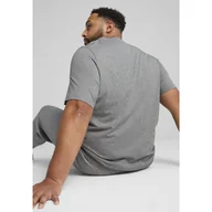 Koszulki sportowe męskie - Męska koszulka Essentials z logo No. 1 PUMA Medium Gray Heather - miniaturka - grafika 1