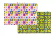 Maty piankowe - Matlander, Materac/Mata na podłogę do zabawy dla dziecka, Kolorowe kwadraty ze zwierzątkami/Droga-miasteczko, M1, 2x100x150 cm - miniaturka - grafika 1