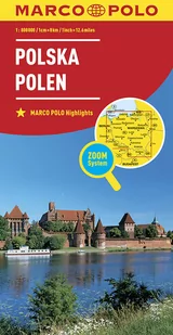 Polska Polen 1:800 000 Marco Polo Zoom - MARCO POLO - Atlasy i mapy - miniaturka - grafika 1