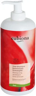 Eubiona Hair, szampon rewitalizujący z pokrzywą i owocem granatu, 500 ml - Szampony do włosów - miniaturka - grafika 1