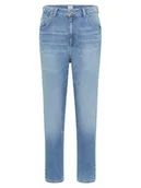 Spodnie damskie - Mustang Jeansy Charlotte 1013598 Niebieski Mom Fit - miniaturka - grafika 1