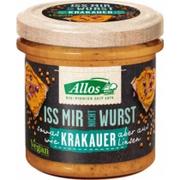 Hummus - PASTA WEGAŃSKA A'LA KIEŁBASA KRAKAUER BEZGLUTENOWA BIO 135 g - ALLOS - miniaturka - grafika 1