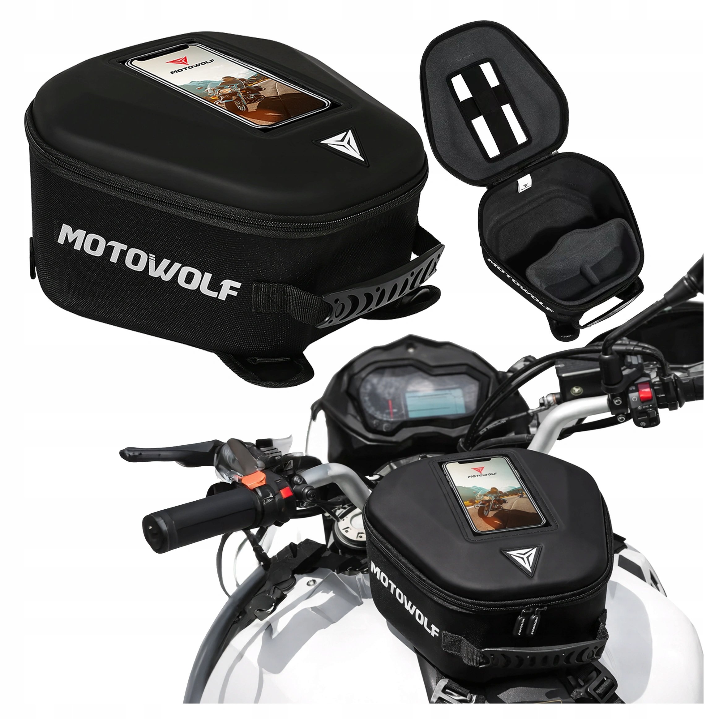 Wodoodporna Sakwa Motocyklowa Torba Na Bak Paliwa Motor Na Telefon Plecak