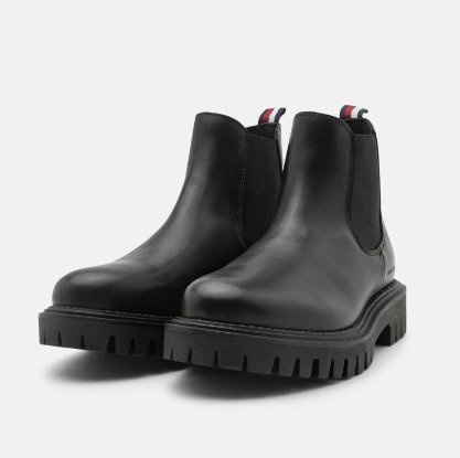 PREMIUM L CHUNKY Botki Czarne 42 14CA