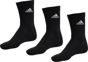 Adidas Skarpety adidas Cushioned Crew Socks 3P czarne IC1310 40-42 - Skarpety termoaktywne - miniaturka - grafika 1