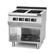 Inne urządzenia gastronomiczne - Kuchnia indukcyjna 4-palnikowa 12 kW 400V podstawa otwarta linia 700 RQ.PLS.7IND020 Resto Quality - miniaturka - grafika 1