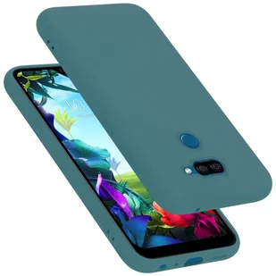 Pokrowiec Do LG K40S Etui w LIQUID ZIELONY TPU Silikon Case Cover Obudowa Ochronny Cadorabo - Etui i futerały do telefonów - miniaturka - grafika 1