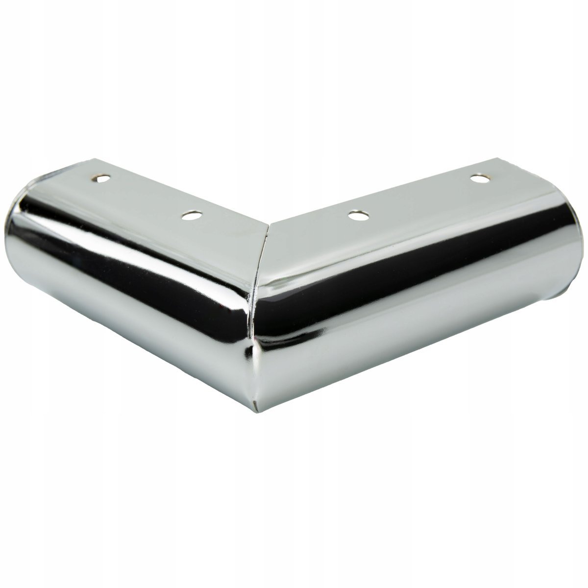 Noga meblowa Narożna srebrny chrom wysokość 4,5 cm nóżka do mebli