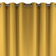 Zasłony - Zasłona CARMENA kolor musztardowy styl klasyczny srebrne przelotki metalowe srebrne plecionka 300x175 homede - CURT/HOM/CARMENA/ - miniaturka - grafika 1