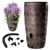 Zbiorniki na deszczówkę - Zbiornik na deszczówkę Reveret z donicą 240L brązowy - miniaturka - grafika 1