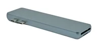 Stacje dokujące i replikatory portów - ProXtend USBC-MULTI8-001 stacja dokująca USB 3.2 Gen 1 (3.1 Gen 1) Type-C Szary - miniaturka - grafika 1