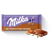Czekolada - Milka Czekolada mleczna Peanut Crispy Caramel 90 g - miniaturka - grafika 1
