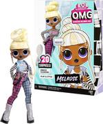 Lalki dla dziewczynek - LOL Surprise OMG, Core Doll, Lalka Melrose Seria 6 + Akcesoria - miniaturka - grafika 1