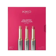 Szminki - KIKO Milano Unlimited Perfection Lip Set zestaw kremowych pomadek o dużej trwałości 01 Nude Aura 3x1.5g - miniaturka - grafika 1