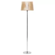 Lampy stojące - Beliani Lampa podłogowa Lampa podłogowa jasne drewno FORGE 230321 - miniaturka - grafika 1
